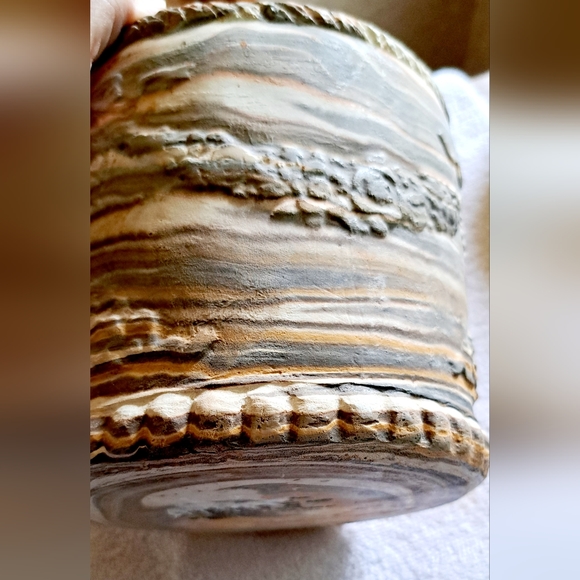 Beautiful Vintage Camanche Pottery Planter  5.5 Inches Aprox Southwestern Vase - Picture 3 of 5